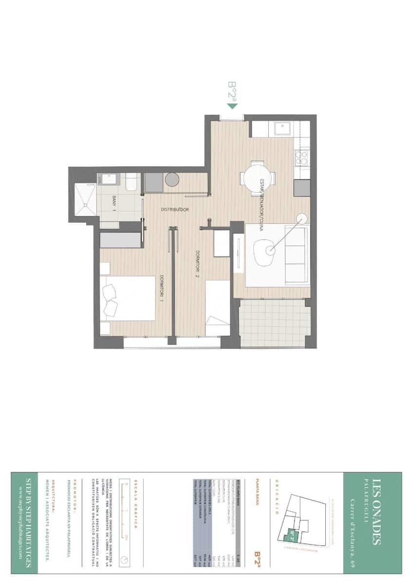 2 bedroom Flat for sale in Palafrugell with garage - € 215,000 (Ref: 9072707)