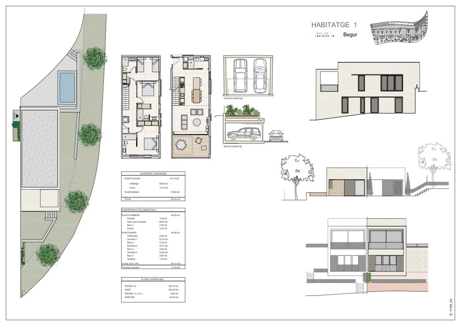 3 soverom Hus til salgs i Begur med svømmebasseng garasje - € 1 100 000 (Ref: 9386699)