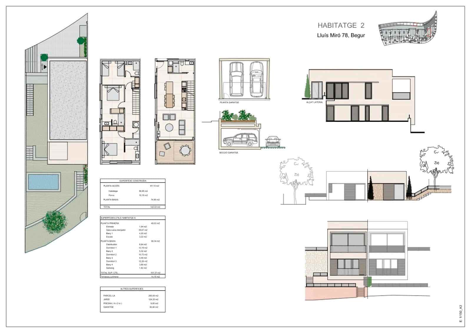 3 soveværelse Byhus til salg i Begur med swimmingpool garage - € 975.000 (Ref: 9431757)