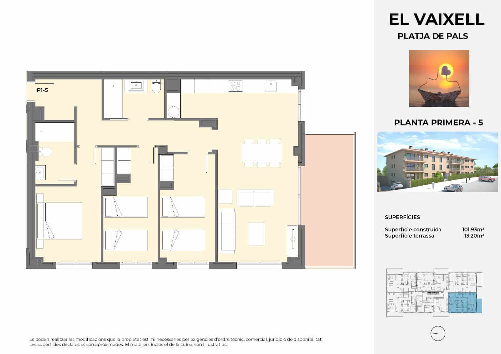 3 chambre Appartement à vendre à Pals avec piscine garage - 380 000 € (Ref: 9961576)