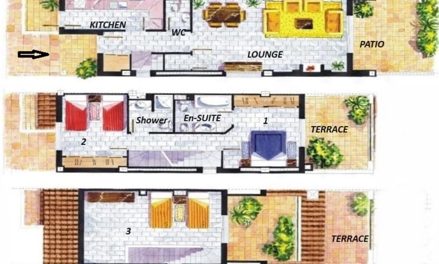 3 bedroom Townhouse for sale in Nuevo Portil with pool garage - € 249,000 (Ref: 4972565)