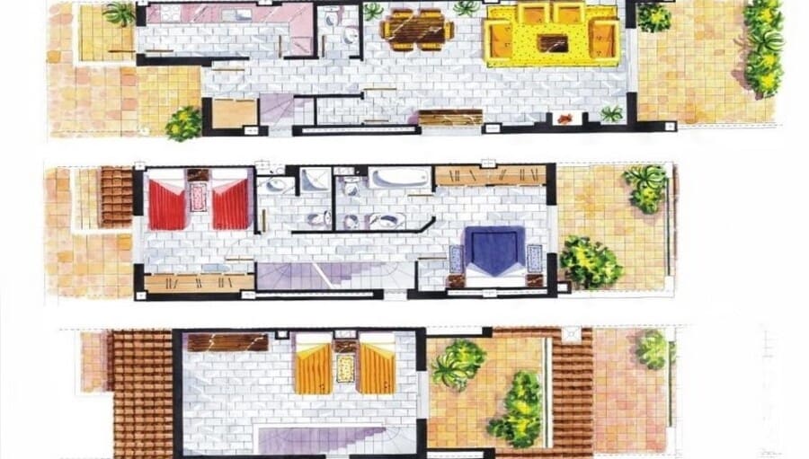 3 sypialnia Dom na sprzedaż w Nuevo Portil z basenem garażem - 259 000 € (Ref: 4972565)