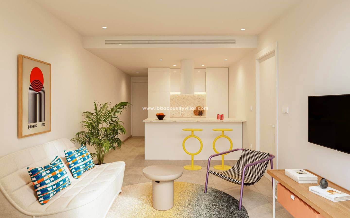 Piso de 2 habitaciones en Sant Antoni de Portmany en venta con garaje - 451.920 € (Ref: 9816358)