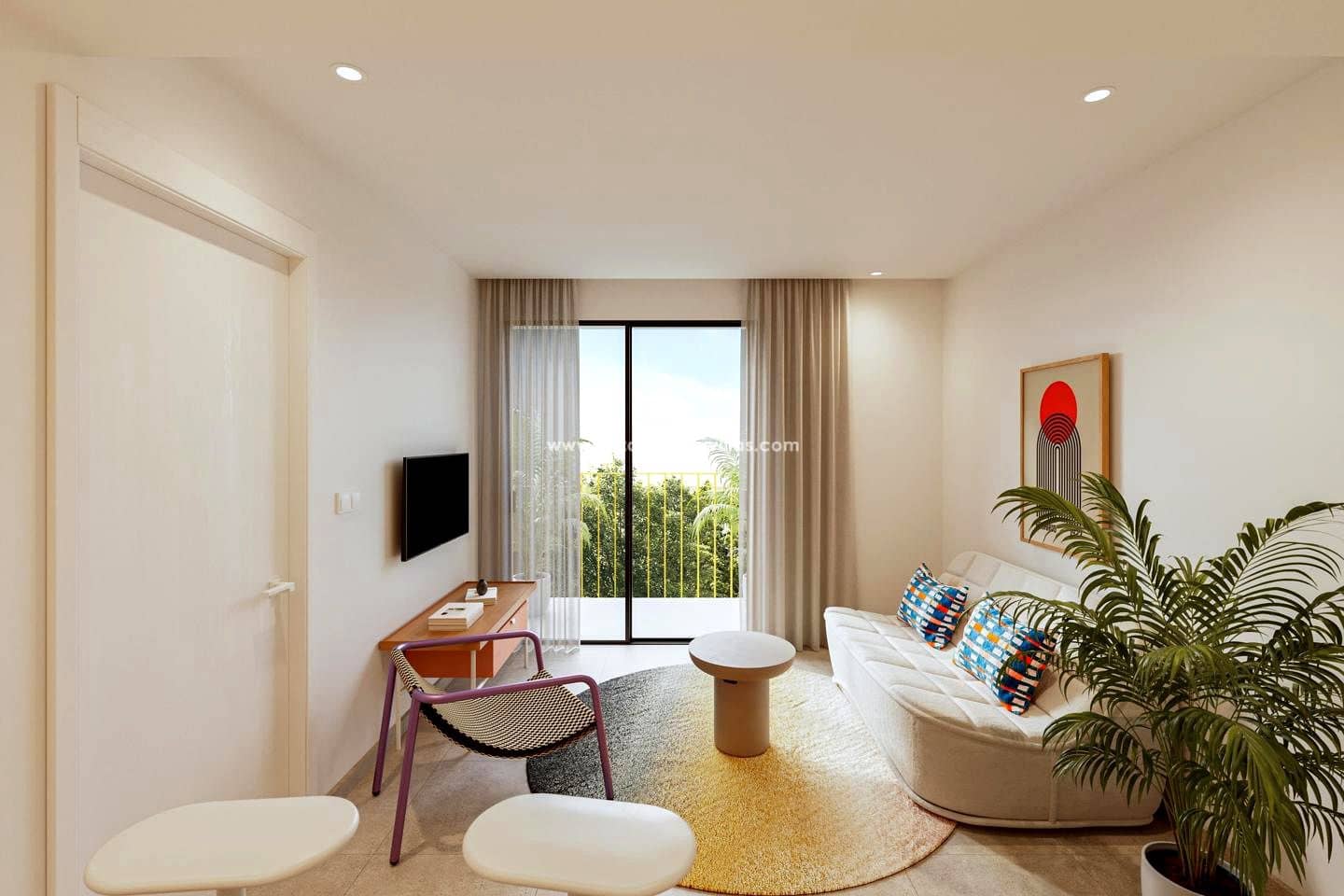 Piso de 2 habitaciones en Sant Antoni de Portmany en venta con garaje - 451.920 € (Ref: 9816358)