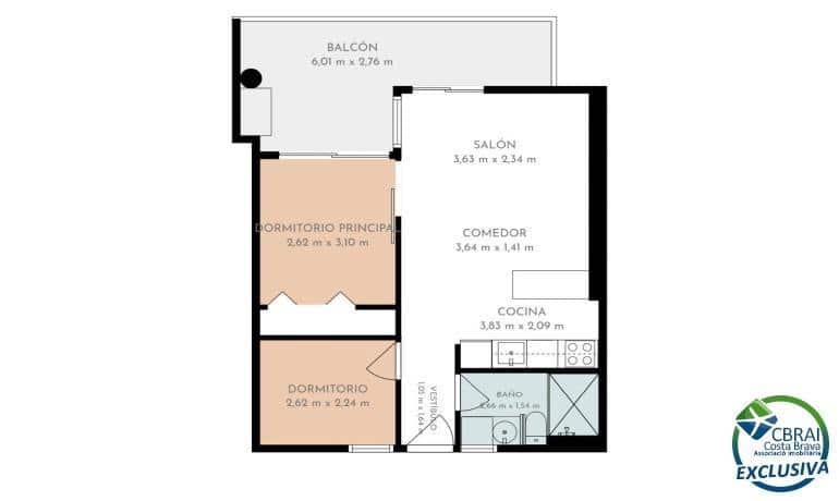 2 quarto Apartamento para venda em Santa Margarida com piscina garagem - 259 000 € (Ref: 10035362)