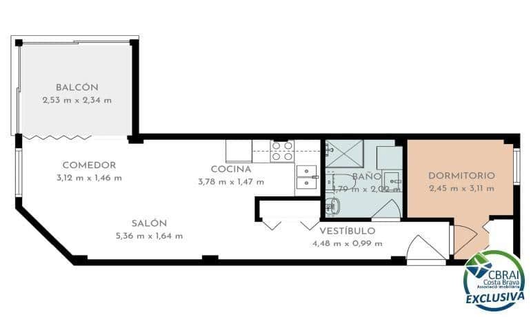 2 chambre Appartement à vendre à Roses - 179 000 € (Ref: 10075635)
