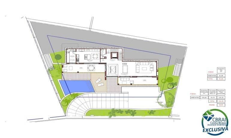 Byggetomt til salgs i Roses - € 294 000 (Ref: 7945148)