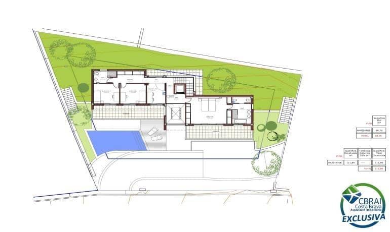 Byggetomt til salgs i Roses - € 294 000 (Ref: 7945148)