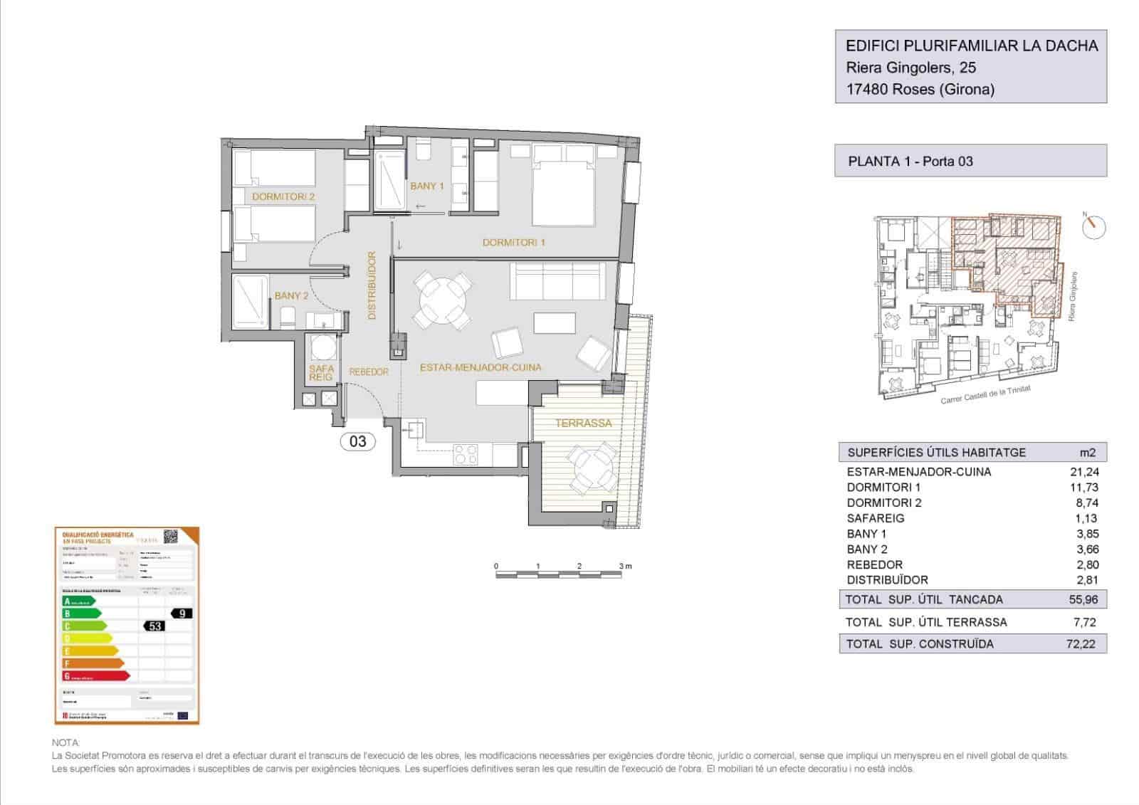 2 bedroom Apartment for sale in Roses - € 310,000 (Ref: 8779560)