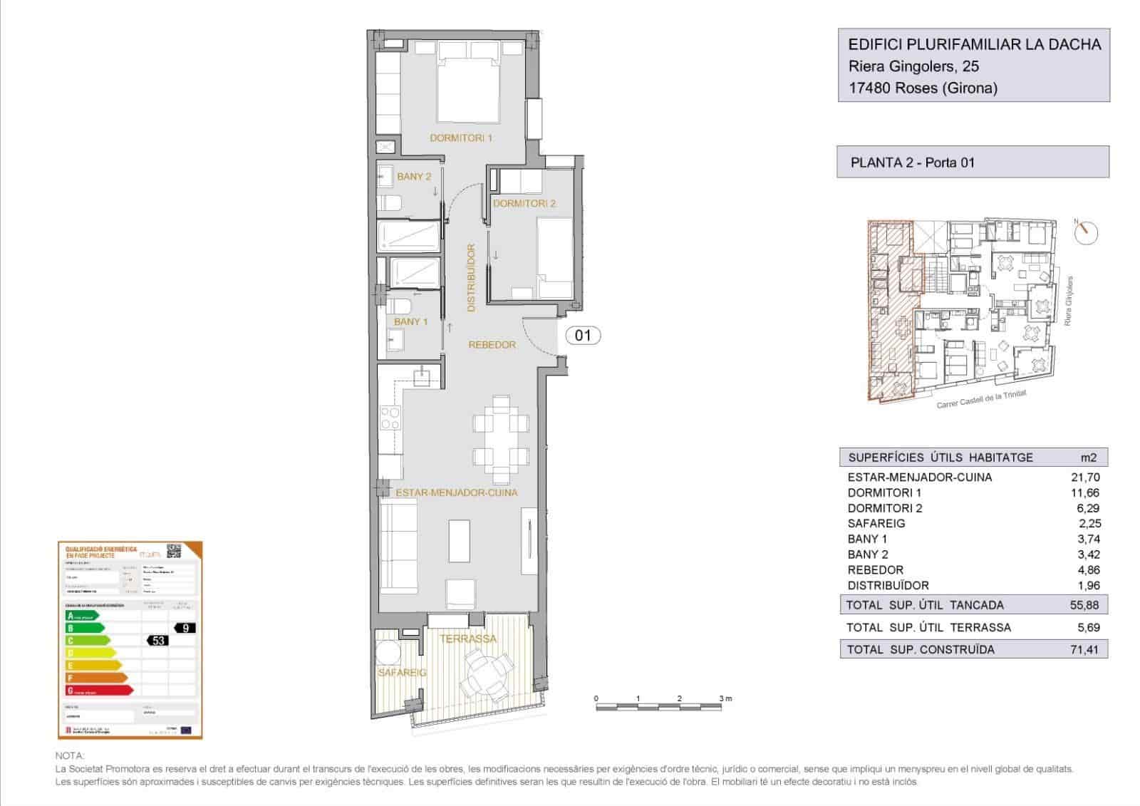 2 bedroom Apartment for sale in Roses - € 310,000 (Ref: 8779560)