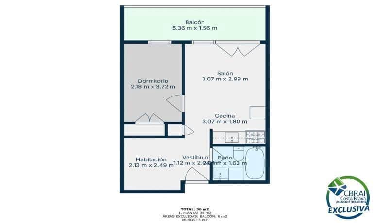 2 slaapkamer Appartement te koop in Empuriabrava - € 134.000 (Ref: 9192247)