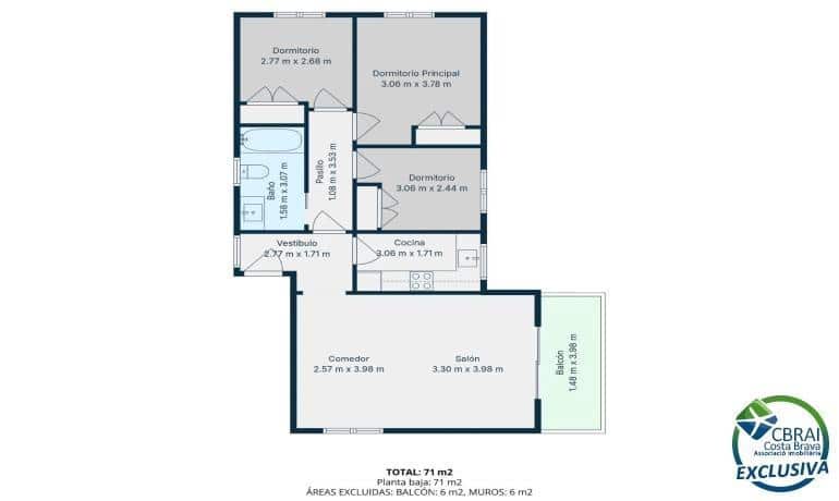 3 chambre Appartement à vendre à Roses avec piscine - 215 000 € (Ref: 9433350)