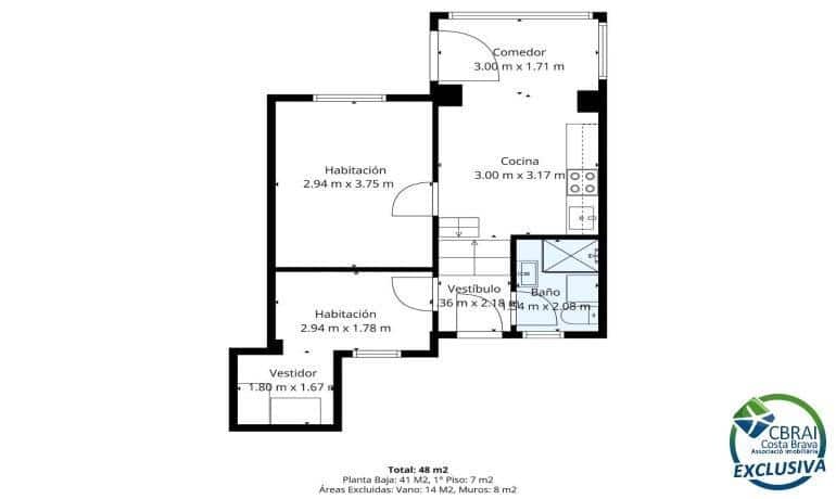 2 camera da letto Villa in vendita in Empuriabrava - 339.000 € (Rif: 9619155)