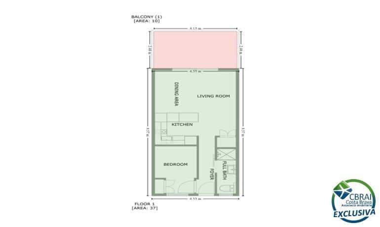 1 soveværelse Lejlighed til salg i Roses - € 399.000 (Ref: 9704912)