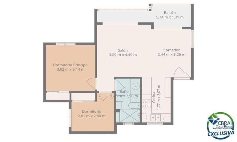 2 quarto Apartamento para venda em Roses com garagem - 355 000 € (Ref: 9806421)