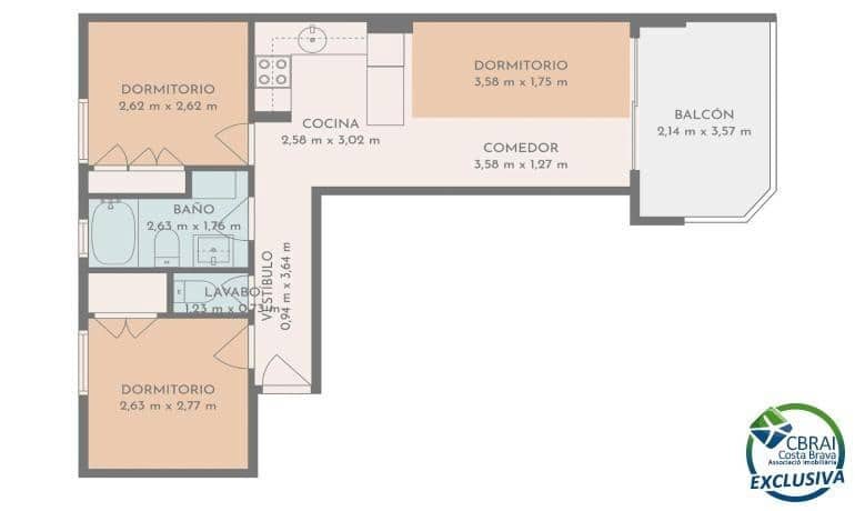 2 bedroom Apartment for sale in Roses - € 260,000 (Ref: 9860044)