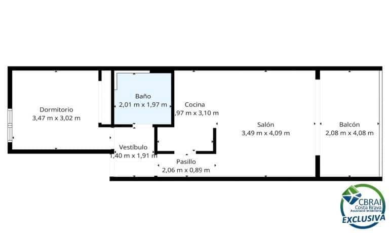 1 quarto Apartamento para venda em Roses - 219 000 € (Ref: 9878749)
