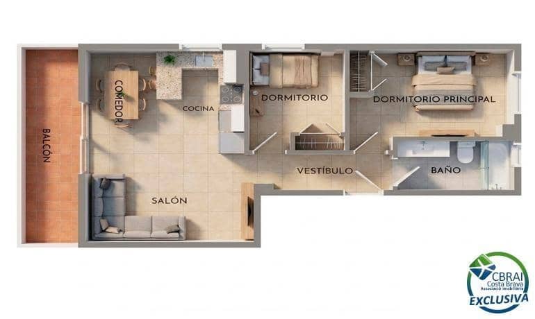 2 soverom Leilighet til salgs i Santa Margarida - € 215 000 (Ref: 9942454)
