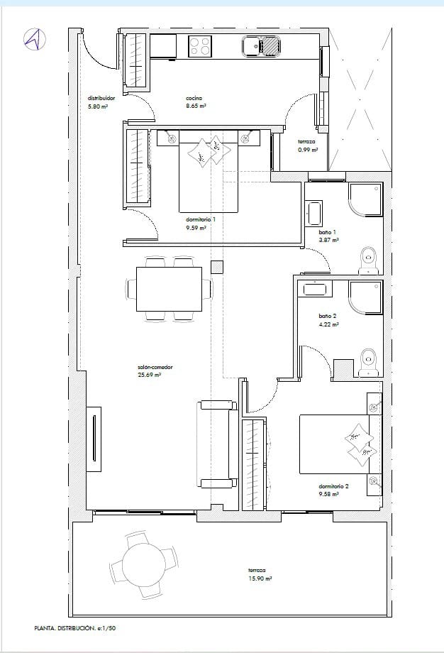 2 bedroom Apartment for sale in Nerja with garage - € 829,000 (Ref: 10034980)