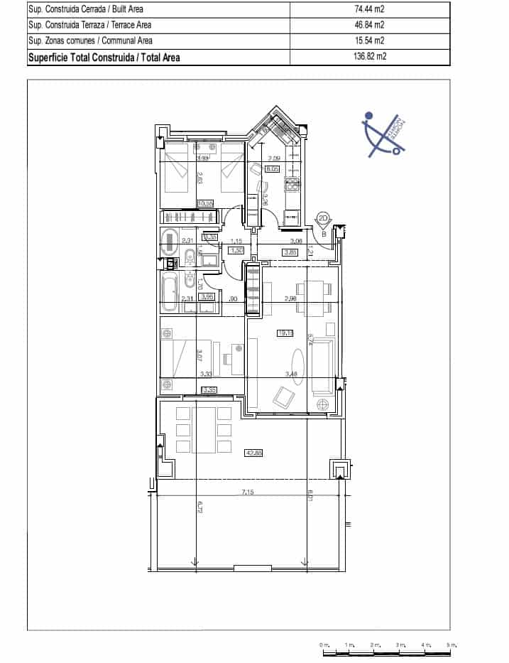 2 slaapkamer Strandappartement te koop in Torrox-Costa met zwembad garage - € 440.000 (Ref: 10085571)