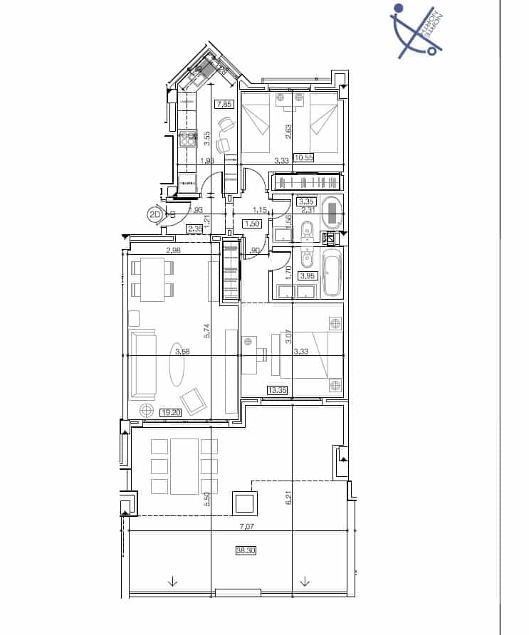 2 makuuhuone Huoneisto myytävänä paikassa Torrox-Costa mukana uima-altaan 
autotalli - 410 000 € (Ref: 10094150)