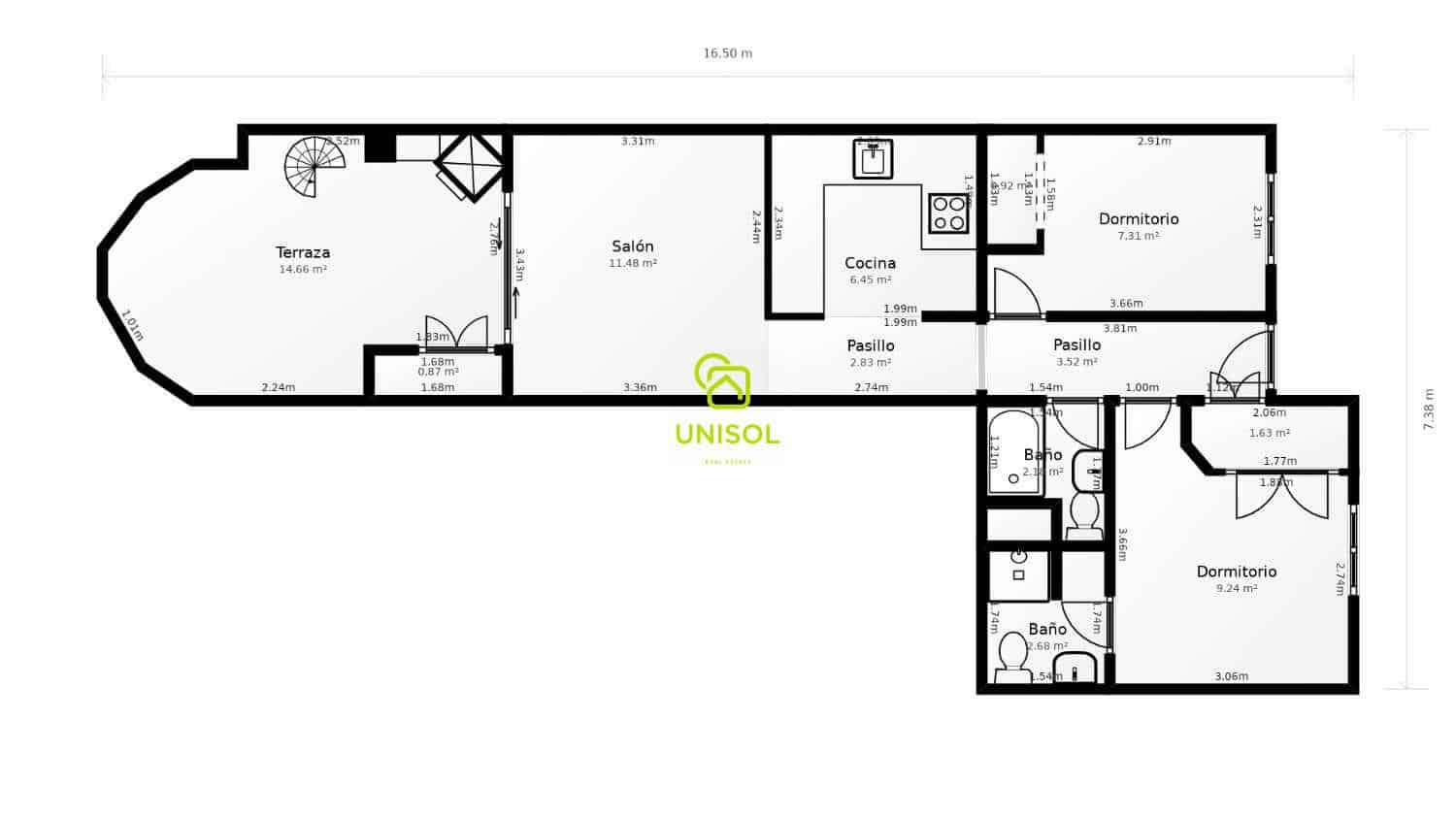 2 quarto Moradia em Banda para venda em Nerja com piscina - 410 000 € (Ref: 10127632)