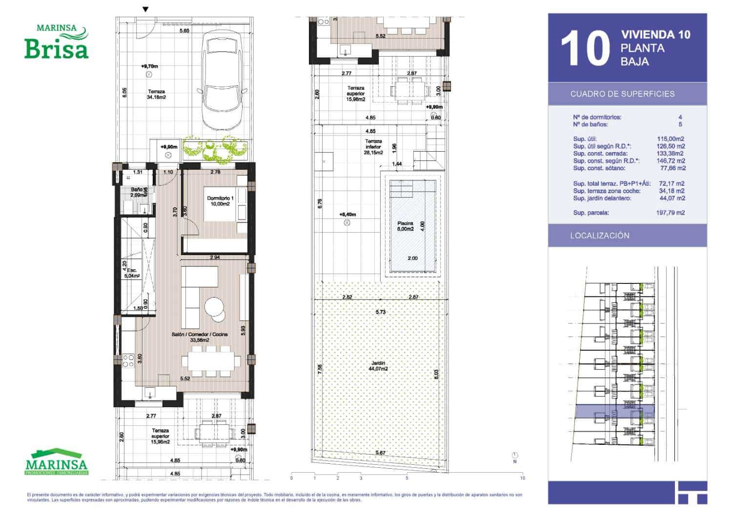 4 sypialnia Dom szeregowy na sprzedaż w Torrox-Costa z basenem garażem - 550 000 € (Ref: 10139075)