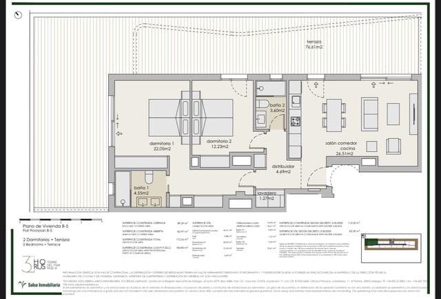 2 sovrum Strandlägenhet till salu i Torre del Mar, Vélez-Málaga med pool garage - 463 000 € (Ref: 8278404)