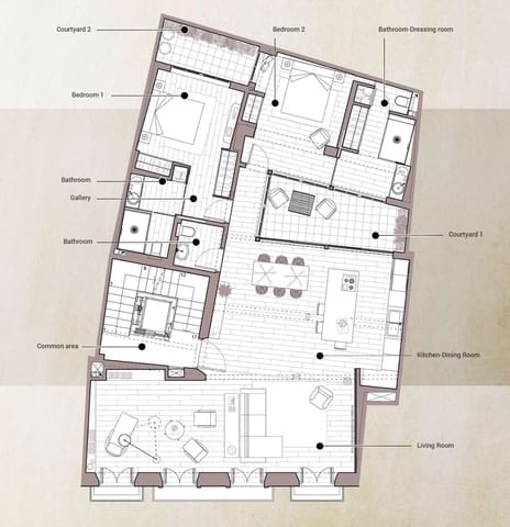 Apartamento de 2 habitaciones en Málaga ciudad en venta - 1.812.500 € (Ref: 8781094)