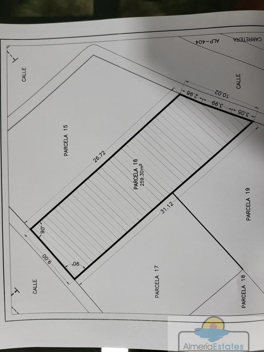 Terrain à Bâtir à vendre à Tijola - 49 000 € (Ref: 3216786)