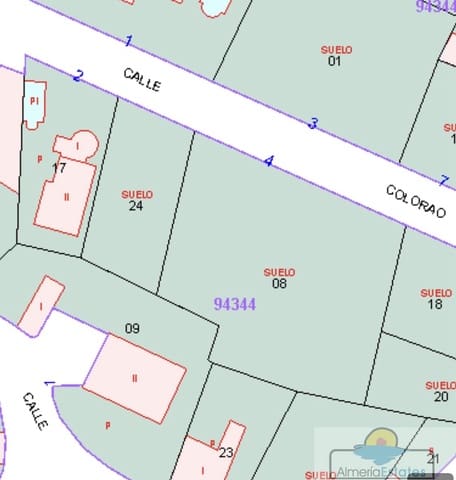 Area Edificabile in vendita in La Cinta, Arboleas - 60.000 € (Rif: 7791629)