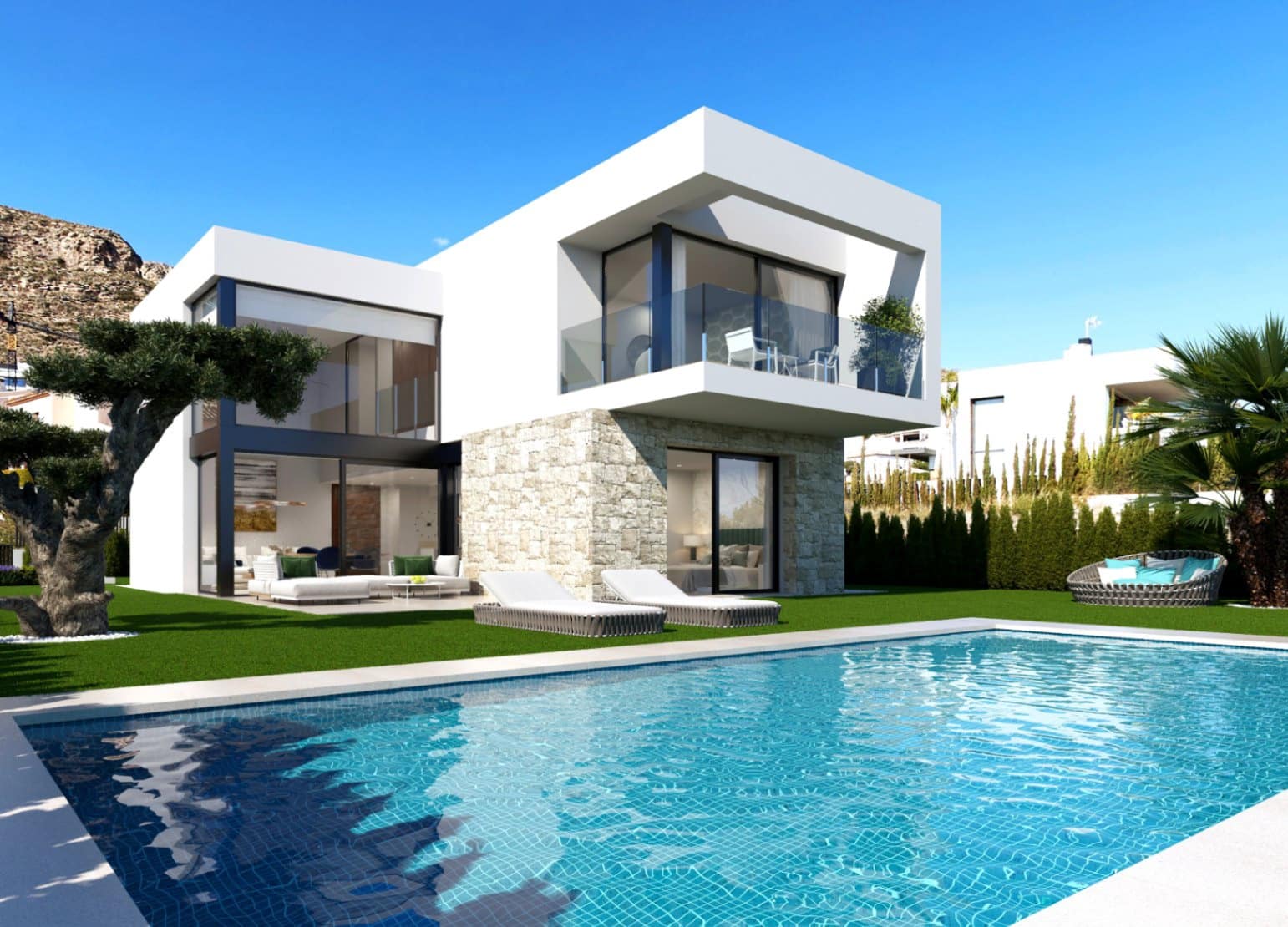 3 bedroom Villa for sale in Finestrat with pool garage - € 1,065,000 (Ref: 8176620)