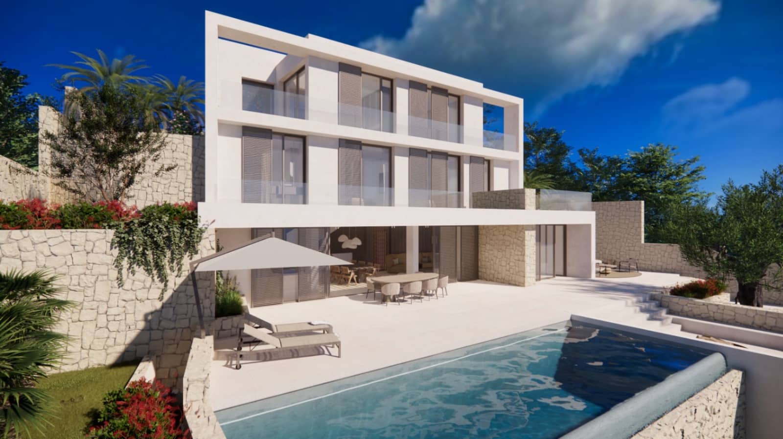 4 sypialnia Willa na sprzedaż w Benissa z basenem garażem - 3 049 000 € (Ref: 8580548)