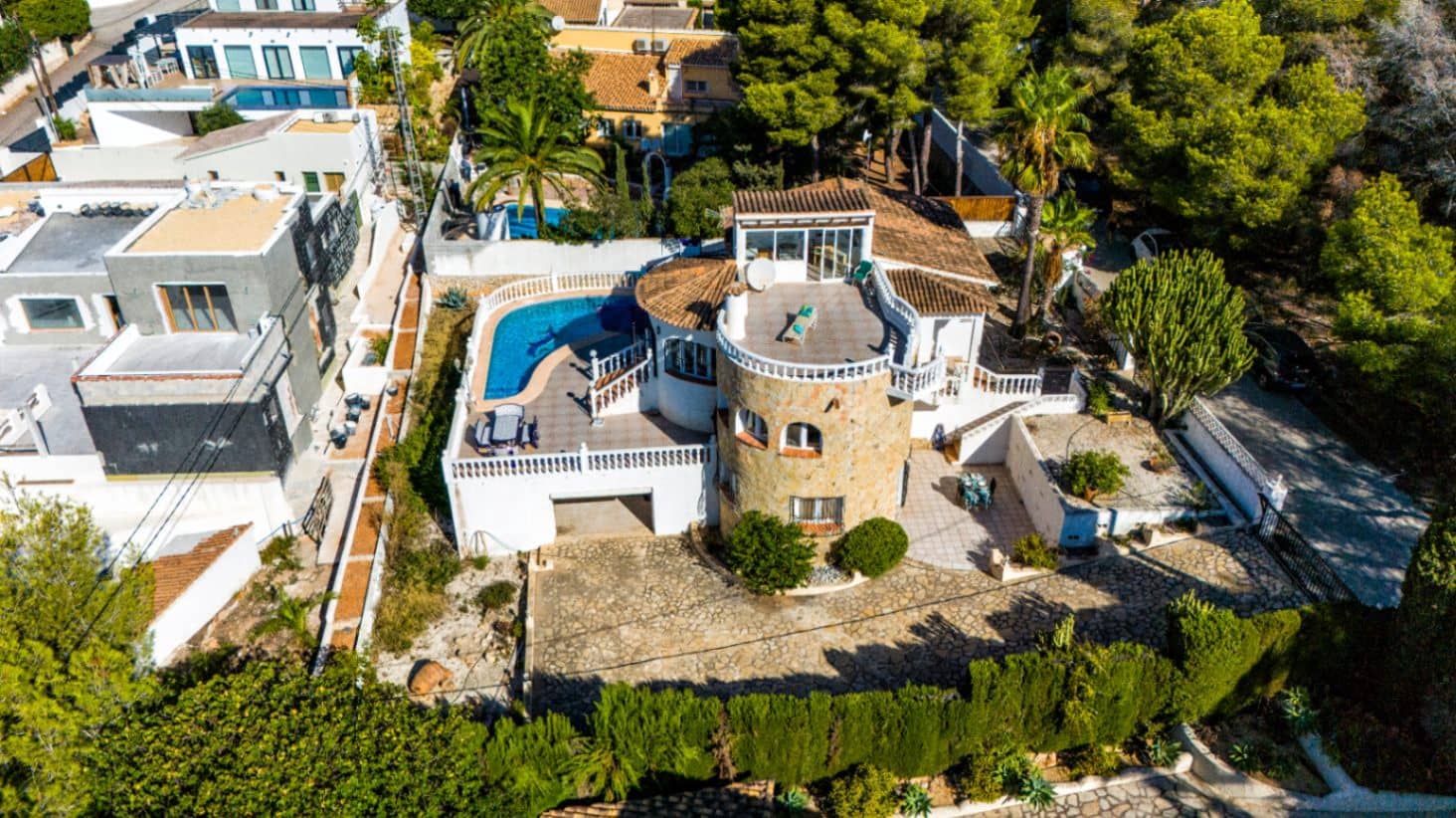 2 sovrum Villa till salu i Benissa med pool garage - 610 000 € (Ref: 9270236)