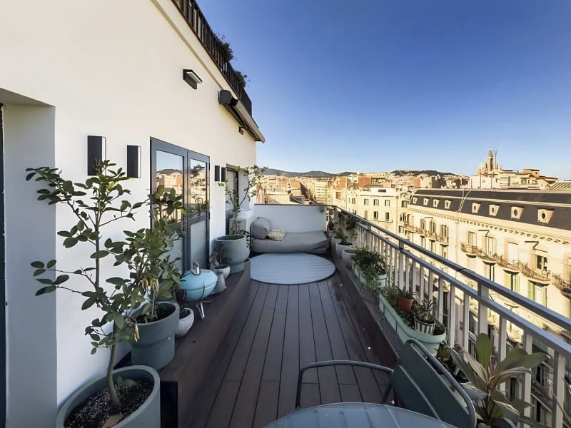 2 bedroom Penthouse for rent in Barcelona city - € 3,250 (Ref: 9596040)