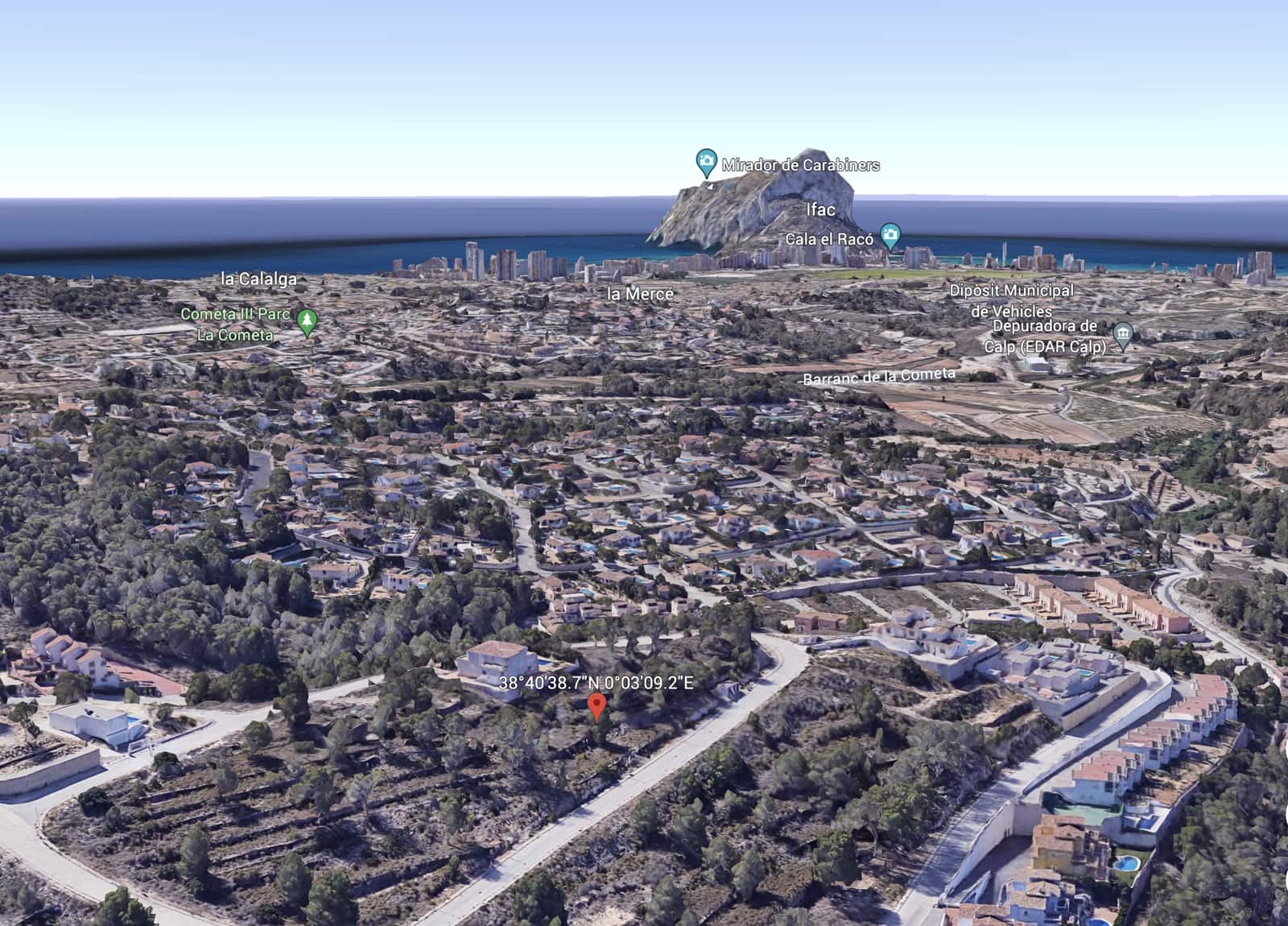 Building Plot for sale in Calpe / Calp - € 215,000 (Ref: 10054391)
