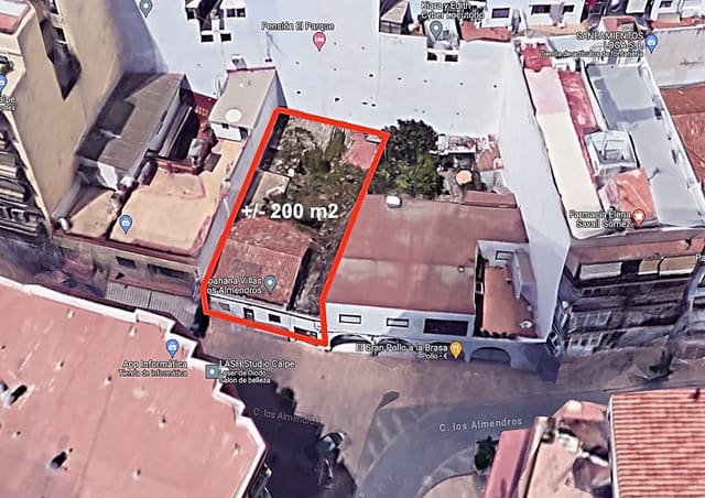 Solar/Parcela en Calpe / Calp en venta - 295.000 € (Ref: 10054394)