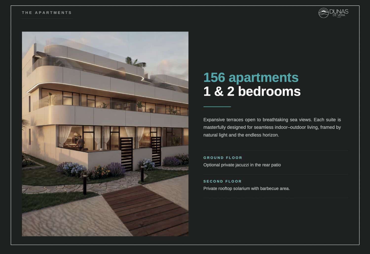 Apartamento de 2 habitaciones en Vera en venta con piscina - 190.000 € (Ref: 10135743)