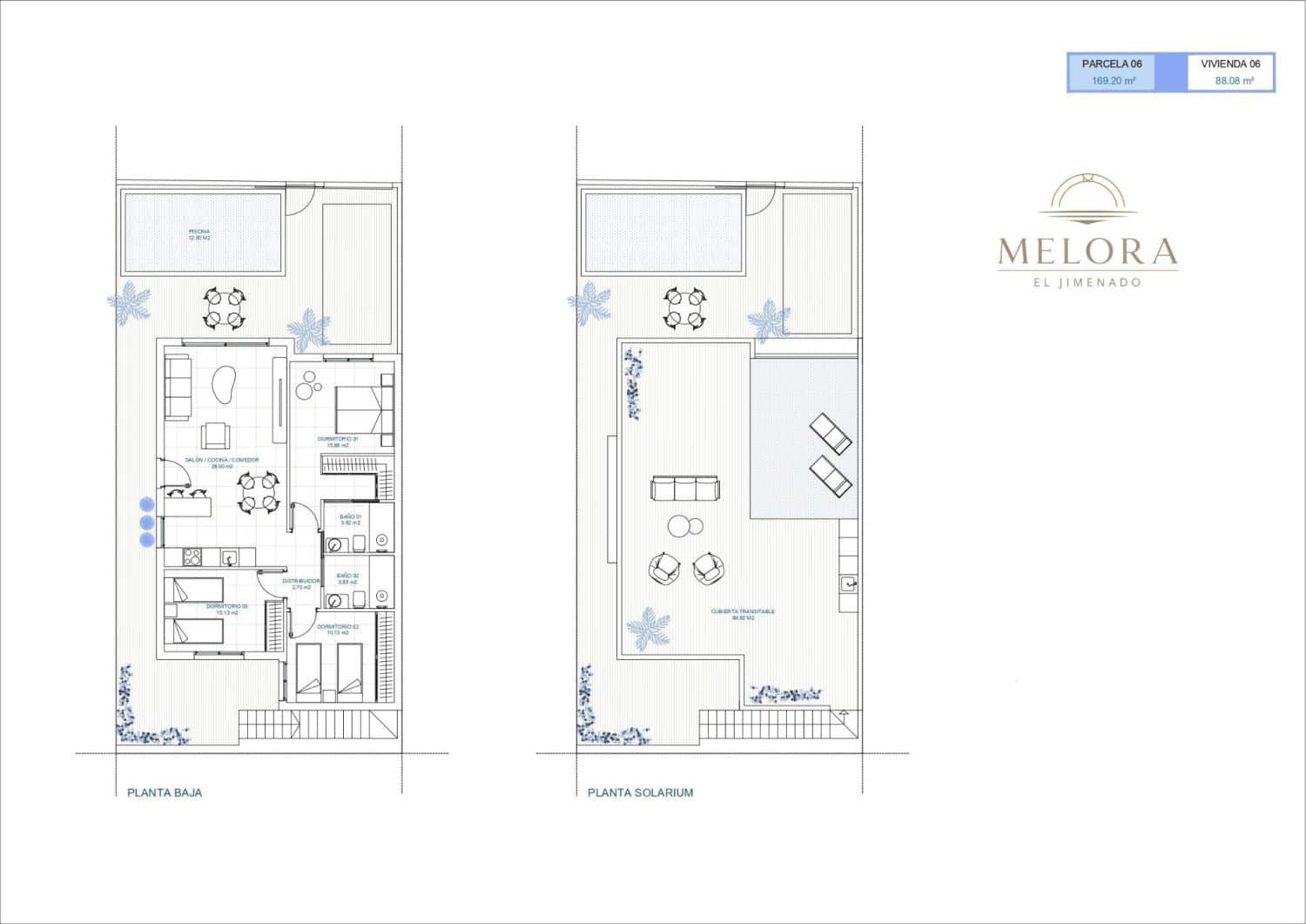 3 makuuhuone Huvila myytävänä paikassa Torre-Pacheco mukana uima-altaan - 314 900 € (Ref: 10135753)