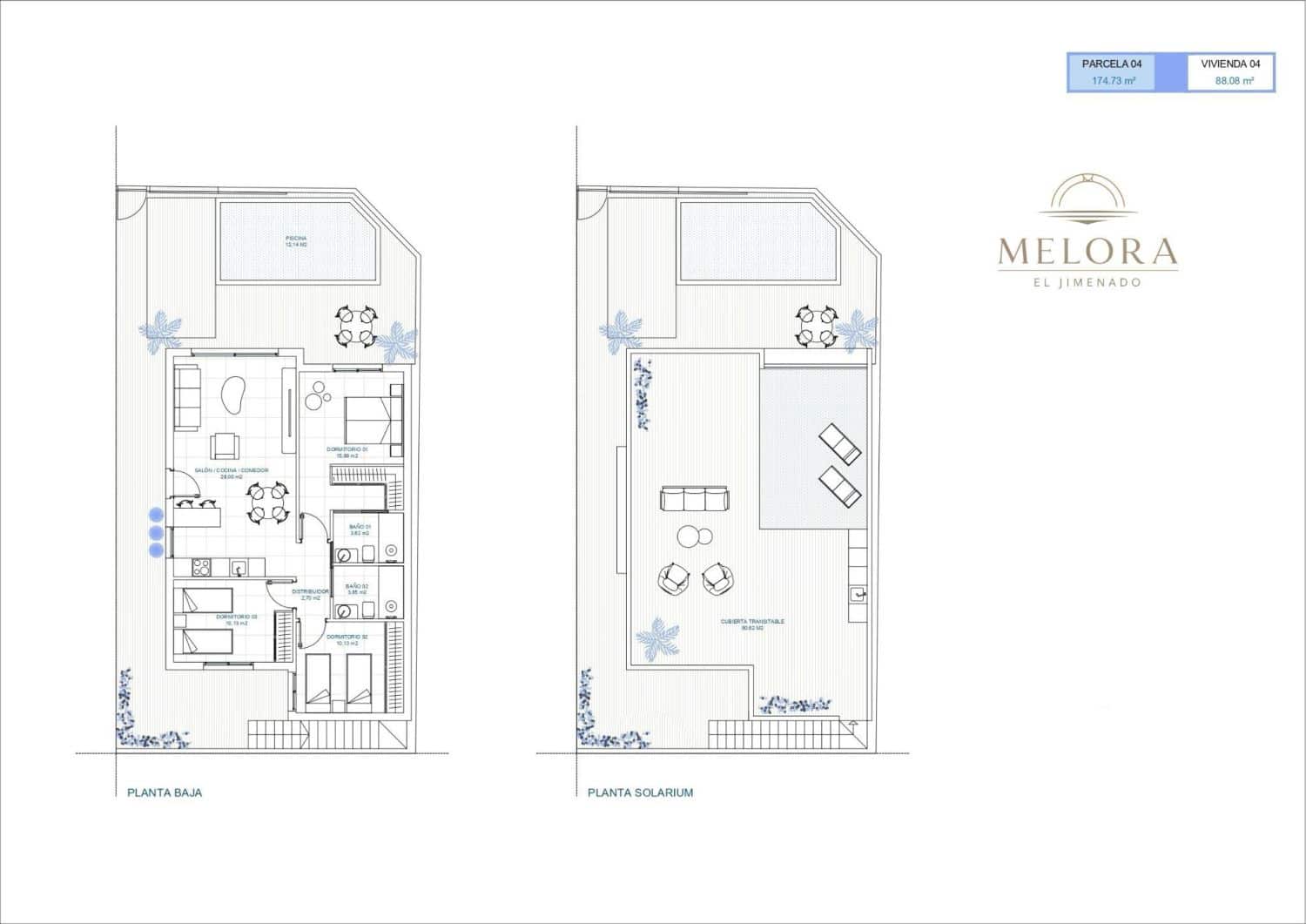 3 makuuhuone Huvila myytävänä paikassa Torre-Pacheco mukana uima-altaan - 314 900 € (Ref: 10135753)