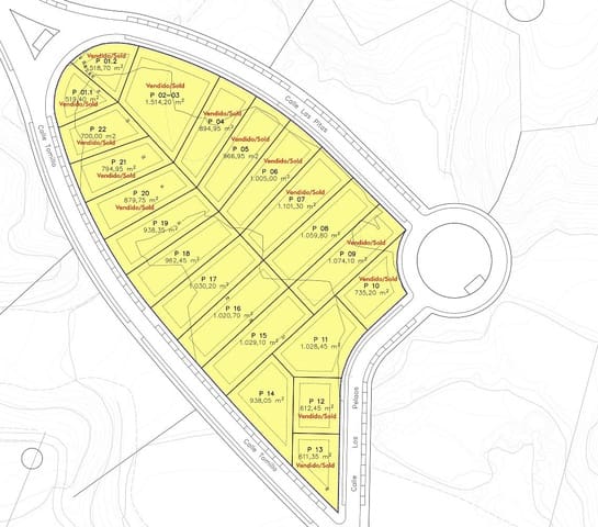 Ubebygd land til salgs i Vera - € 118 000 (Ref: 9170037)