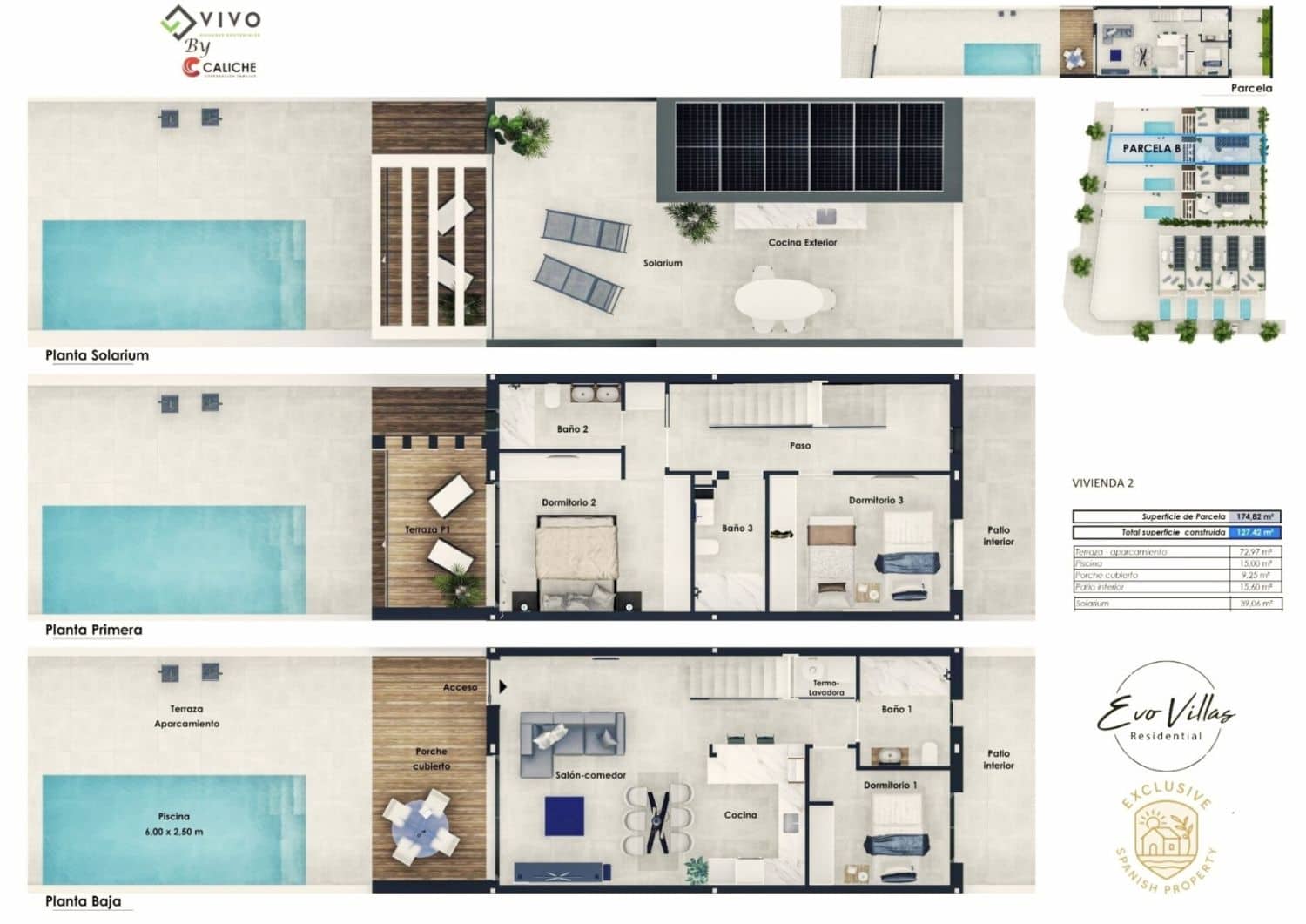 2 Zimmer Villa zu verkaufen in Pilar de la Horadada - 385.000 € (Ref: 9604659)