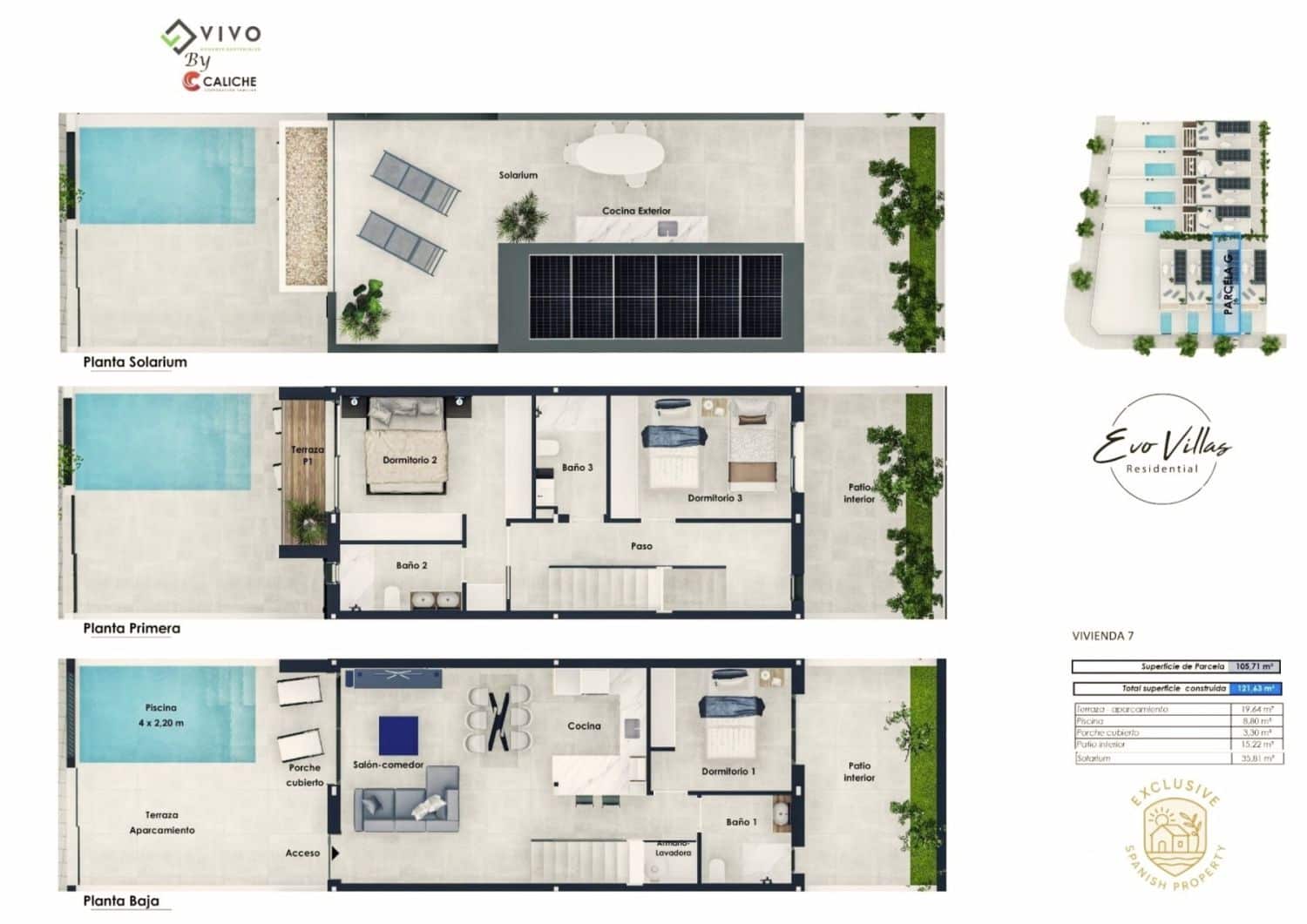 2 Zimmer Villa zu verkaufen in Pilar de la Horadada - 385.000 € (Ref: 9604659)