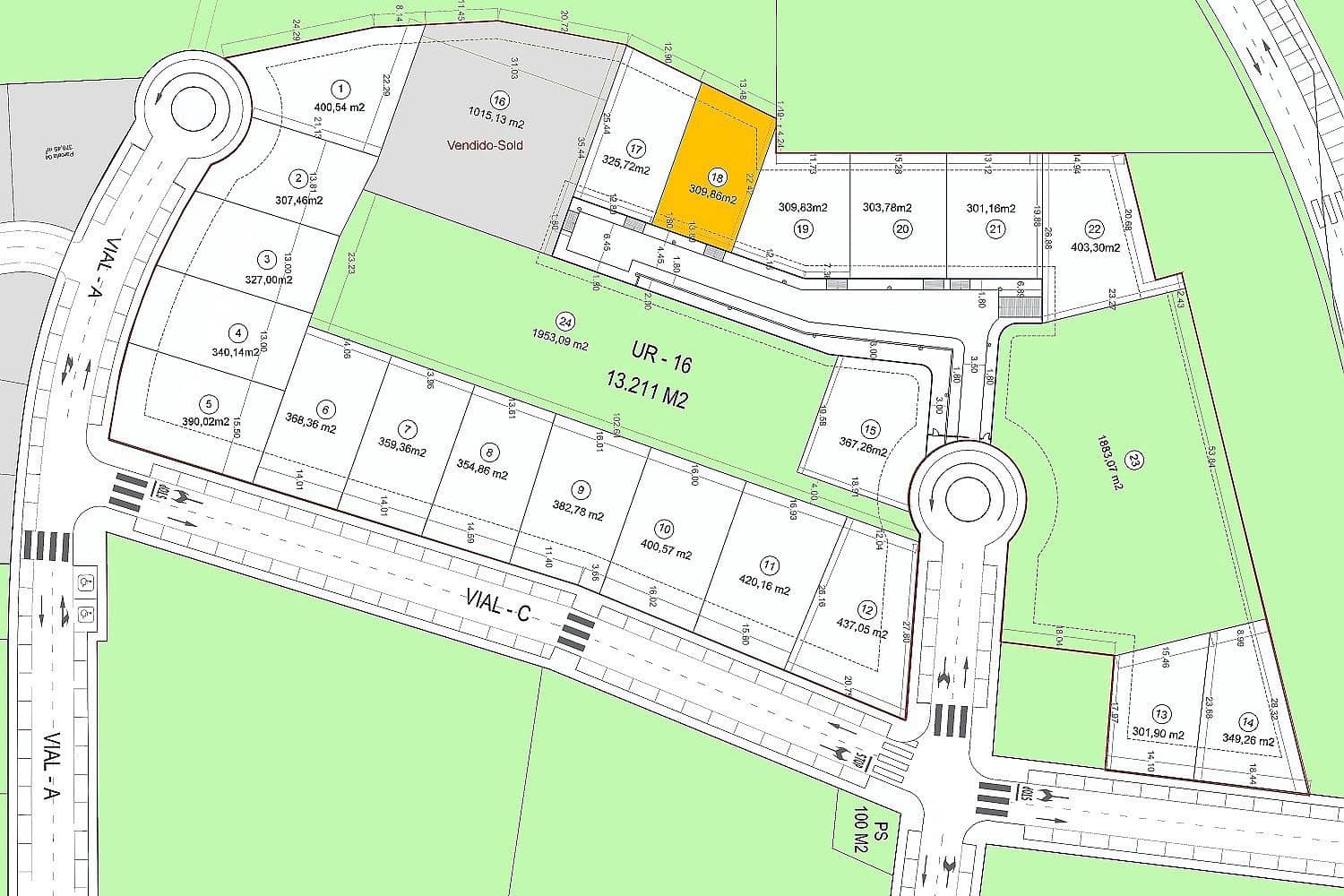 Rakentamaton maa myytävänä paikassa Mojacar - 260 000 € (Ref: 9604674)