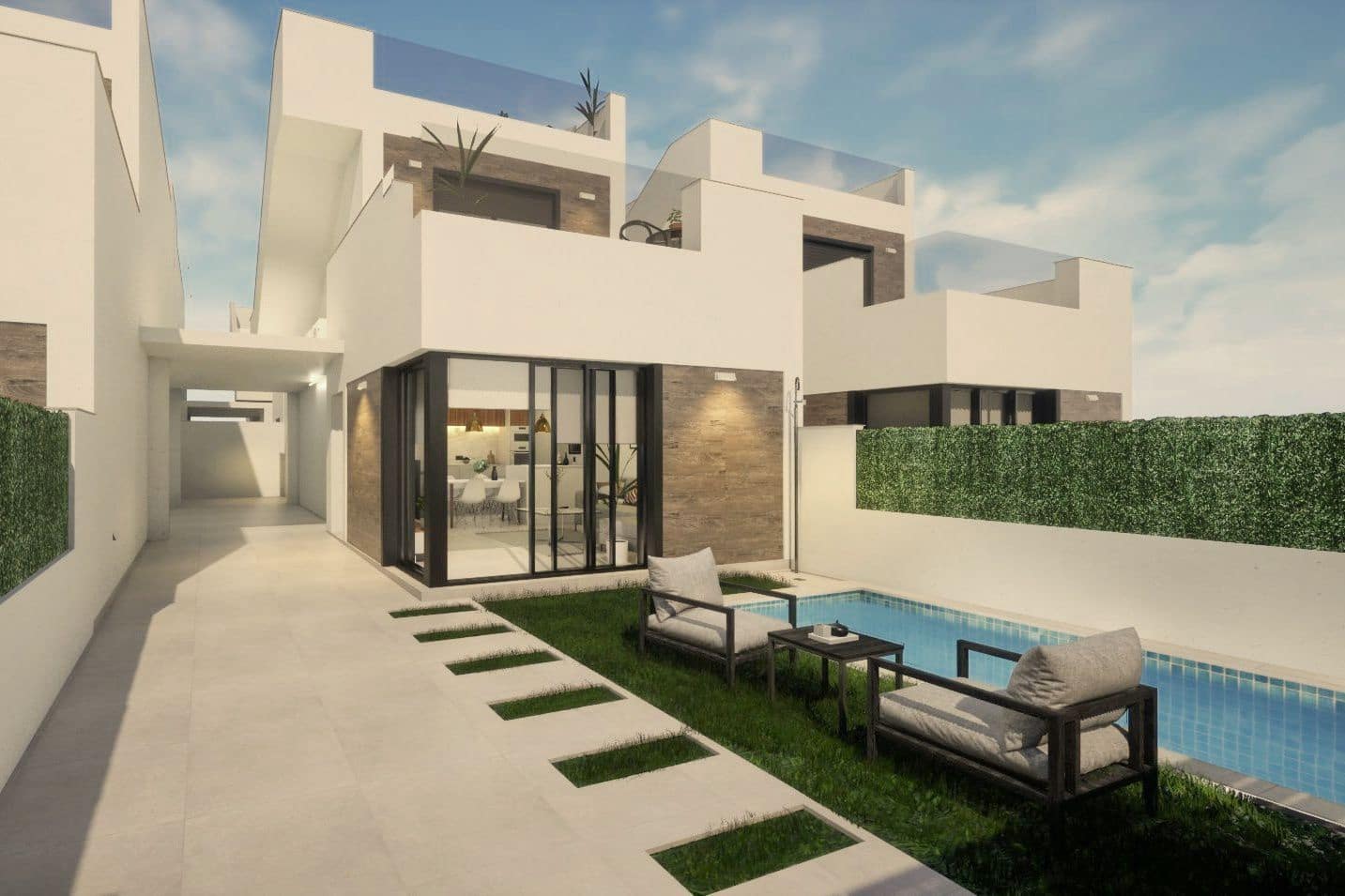 Chalet de 3 habitaciones en Los Alcázares en venta - 435.142 € (Ref: 9655749)