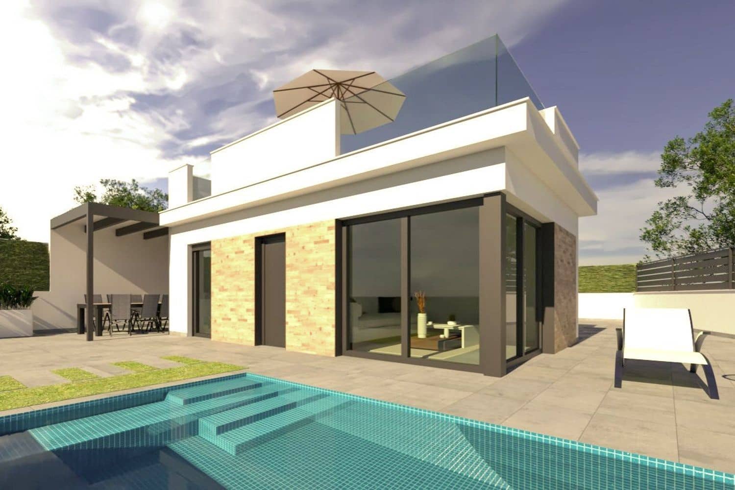 Chalet de 3 habitaciones en Los Alcázares en venta - 435.142 € (Ref: 9655749)