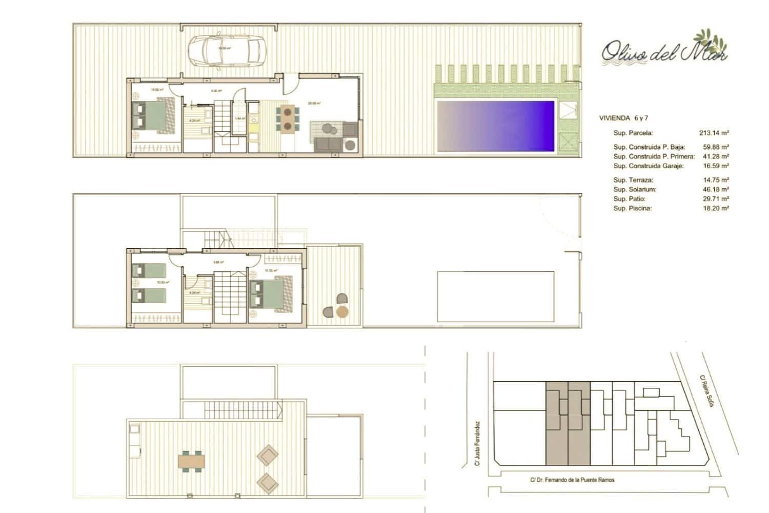 Chalet de 3 habitaciones en Los Alcázares en venta - 435.142 € (Ref: 9655749)