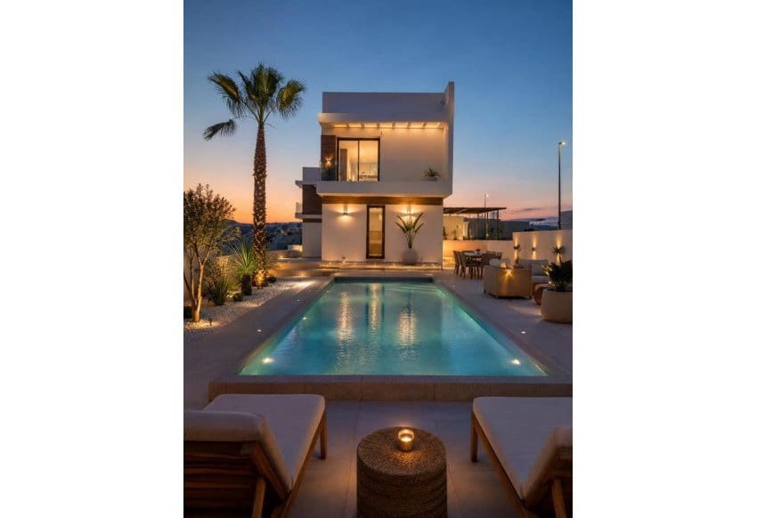 3 sypialnia Willa na sprzedaż w Orihuela Costa z basenem garażem - 669 900 € (Ref: 9496437)