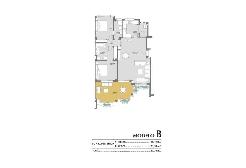 2 soverom Leilighet til salgs i Campoamor med svømmebasseng - € 298 900 (Ref: 9934870)