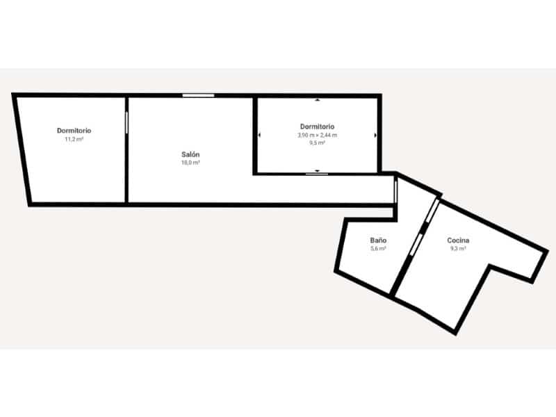 2 soveværelse Byhus til salg i Vinuela - € 155.000 (Ref: 9059779)